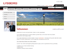 Tablet Screenshot of lysborg.com